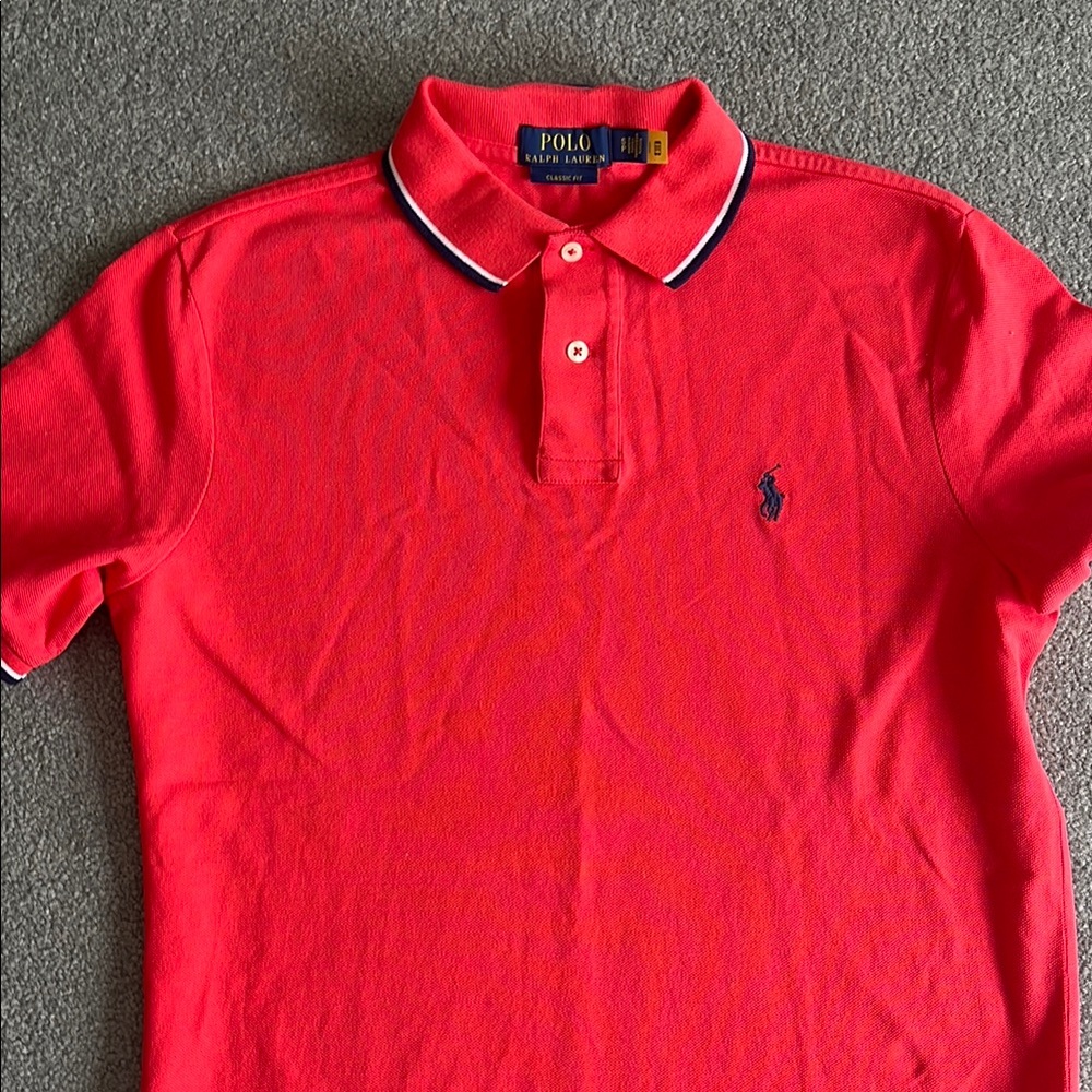 Ralph Lauren Men's Red Polo Shirt